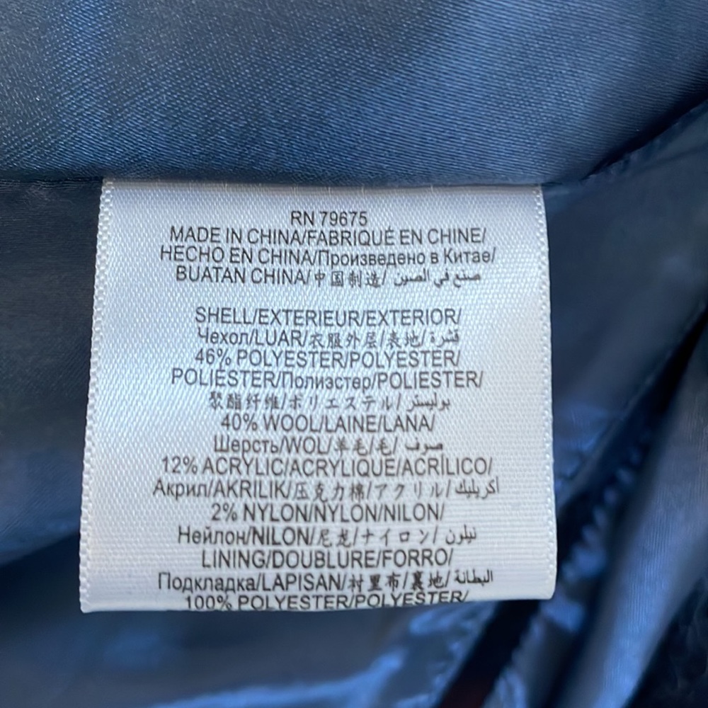 NWT BCBGeneration Double-Breasted Plaid Coat. - Picture 10 of 13
